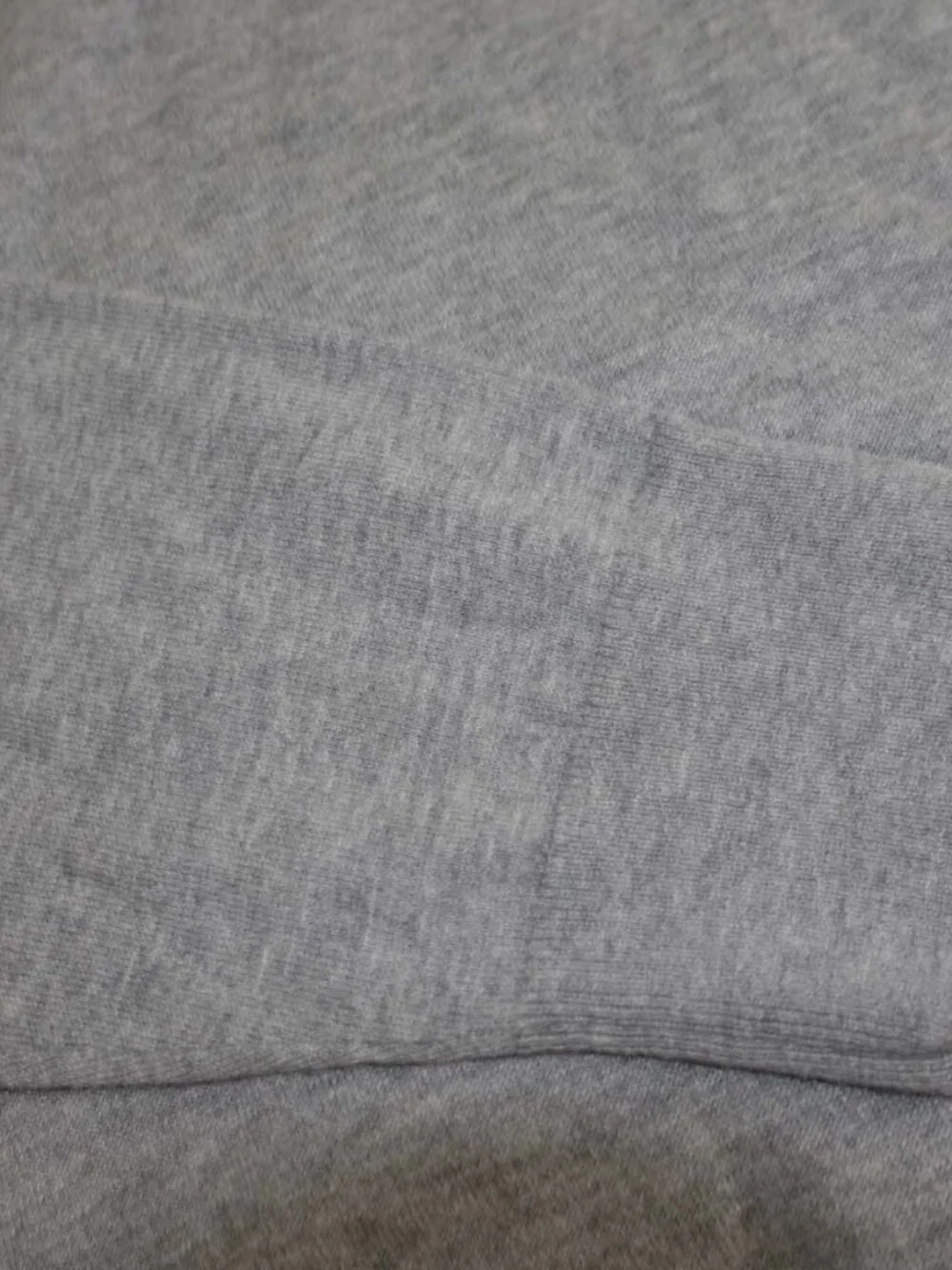 Banana Republic Men's Eco 1/4 Zip Sweater Large Gray Cotton Blend Pullover L